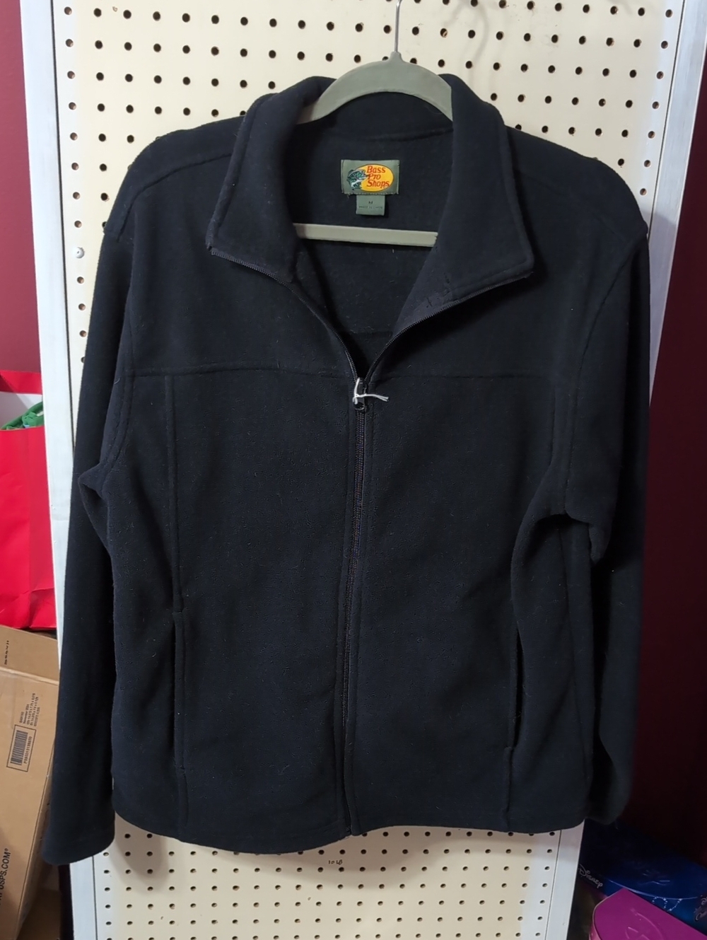 Bass Pro Shops Black Full-Zip Lightweight Jacket